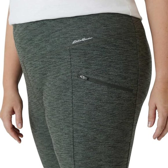 NWT Eddie Bauer Women's High Rise Trail-Tight Leggings Loden Size M $60 9HL173 - Picture 4 of 4